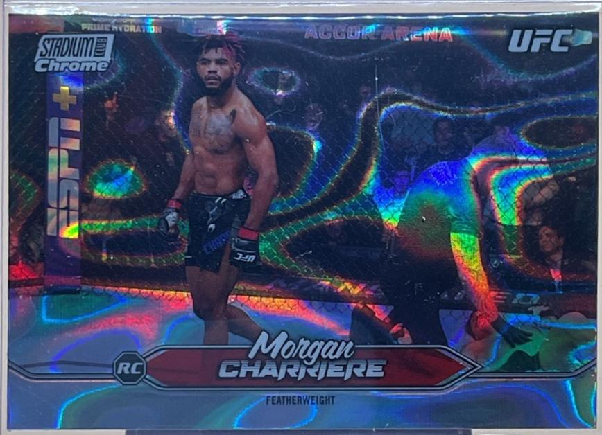 Morgan Charriere 2025 Topps Stadium Club UFC Base Chrome #C-168 Lava