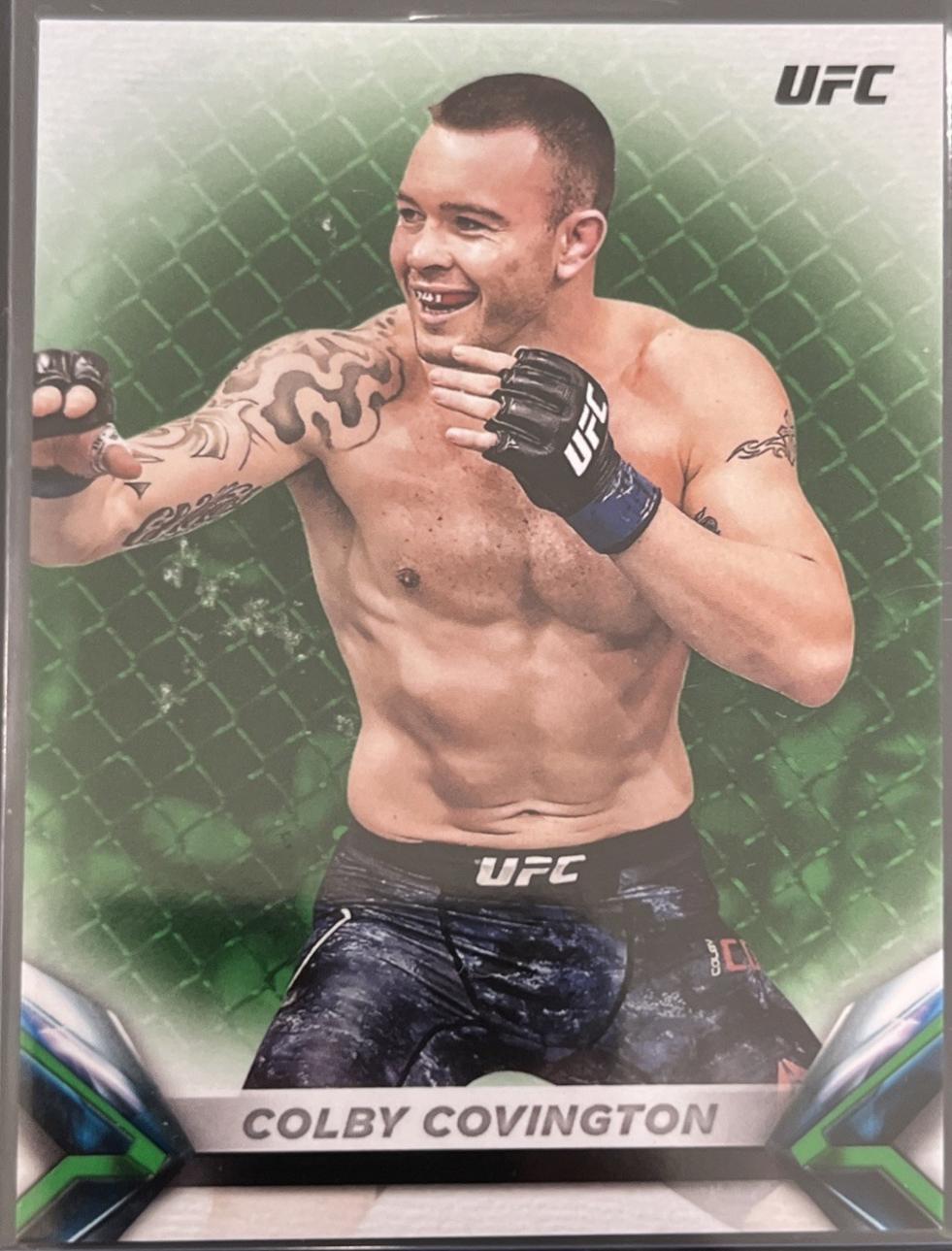 Colby Covington 2018 Topps UFC Knockout Base #97 Green