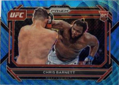 Chris Barnett 2023 Panini Prizm UFC Base #10 Blue Wave