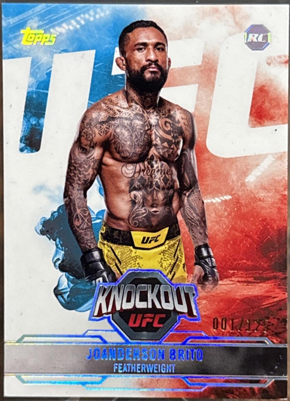 Joanderson Brito 2025 Topps Knockout UFC Base #98 Holo Silver