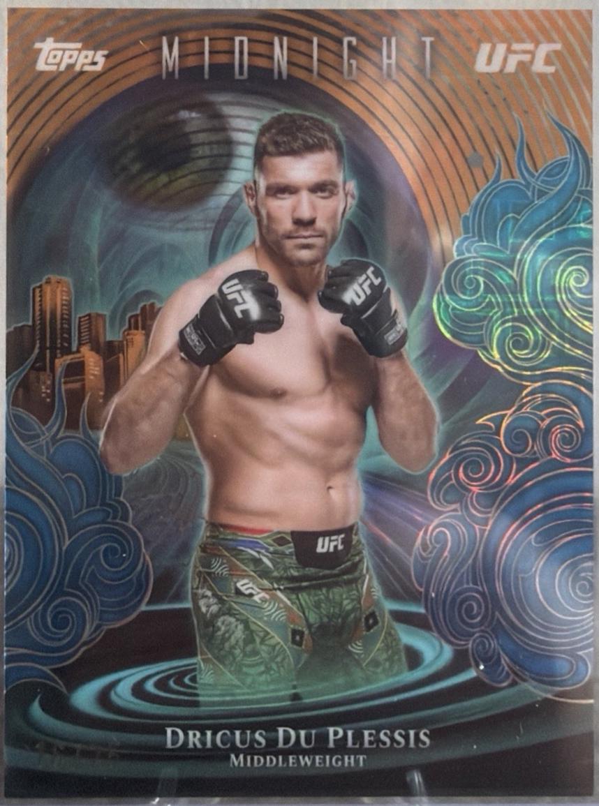 Dricus Du Plessis 2026 Topps Midnight UFC Insomnia #IN-7 Midnight