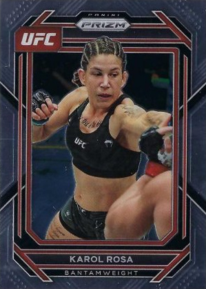 Karol Rosa 2023 Panini Prizm UFC Base #130 Teal