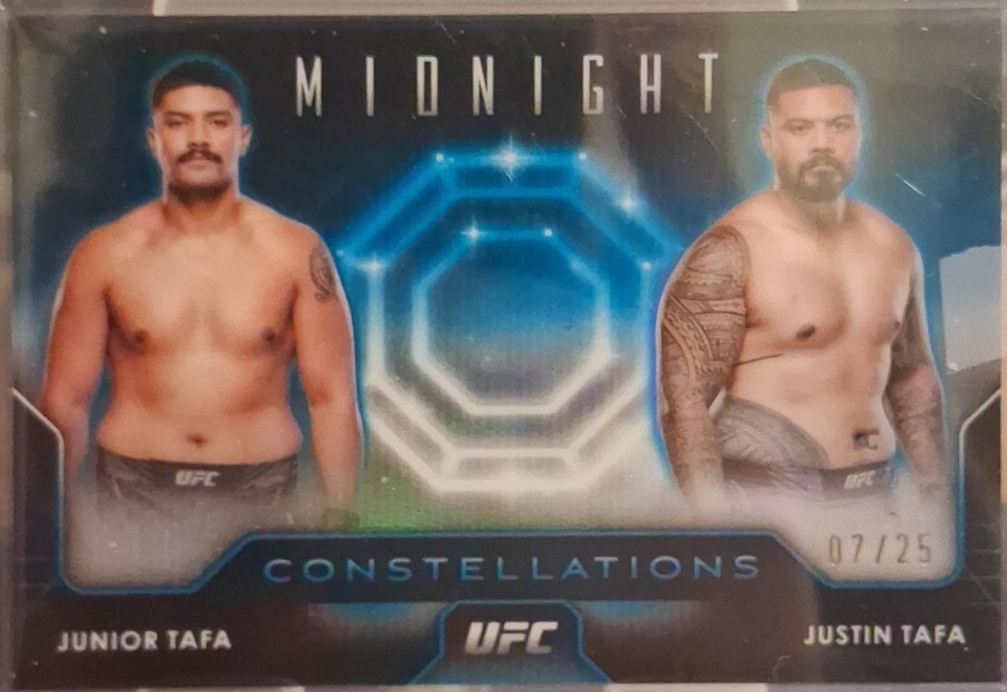 Justin Tafa / Junior Tafa 2024 Topps Midnight UFC Constellations #CO-13 Moonrise