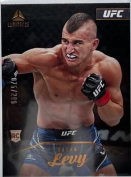 Natan Levy 2023 Panini Chronicles UFC Base Luminance #157 Bronze