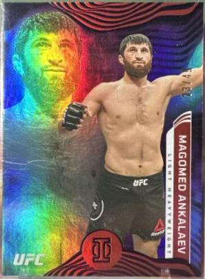 Magomed Ankalaev 2022 Panini Chronicles UFC Base Illusions #276 Green