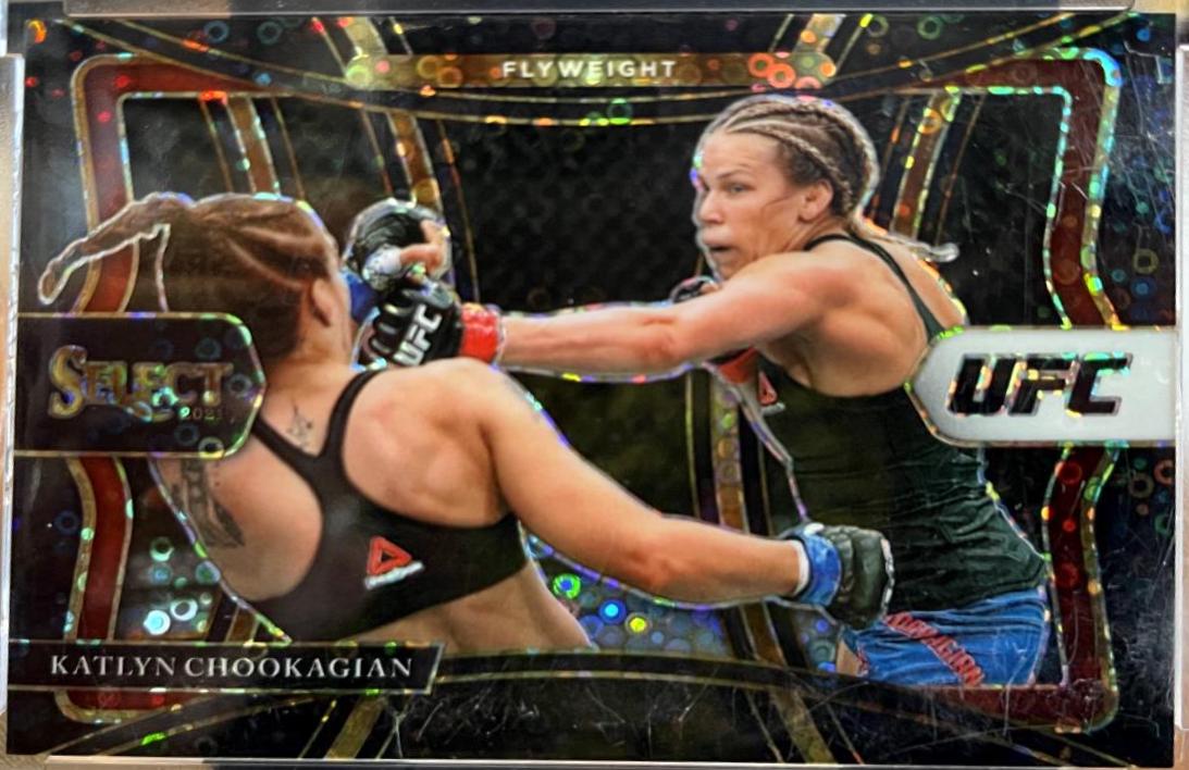 Katlyn Cerminara 2021 Panini Select UFC Premier Level #165 Disco