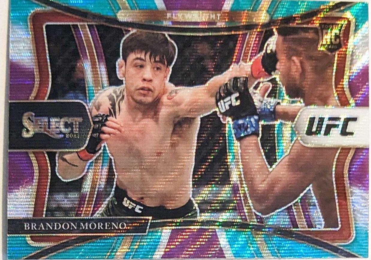 Brandon Moreno 2021 Panini Select UFC Premier Level #160 Tri Color