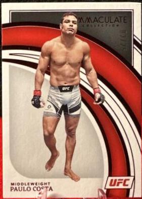 Paulo Costa 2022 Panini Immaculate UFC Base #70 Red