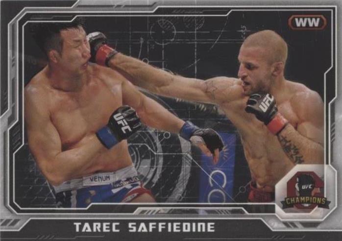 Tarec Saffiedine 2014 Topps UFC Champions Base #169 Black