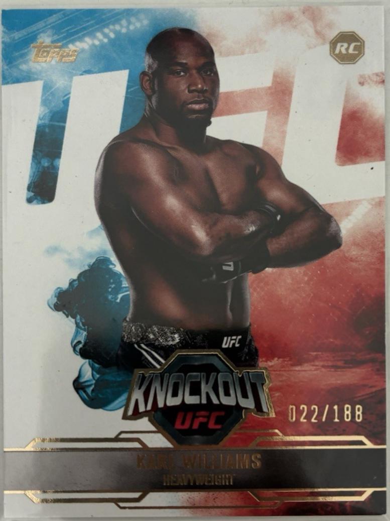 Karl Williams 2025 Topps Knockout UFC Base #52 Bronze