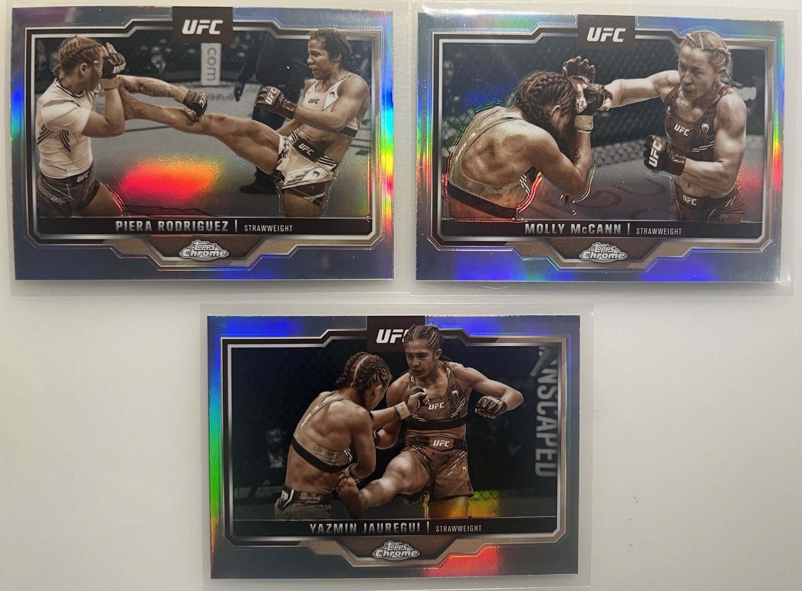 Yazmin Jauregui 2025 Topps Chrome UFC Base #50 Sepia Refractor
