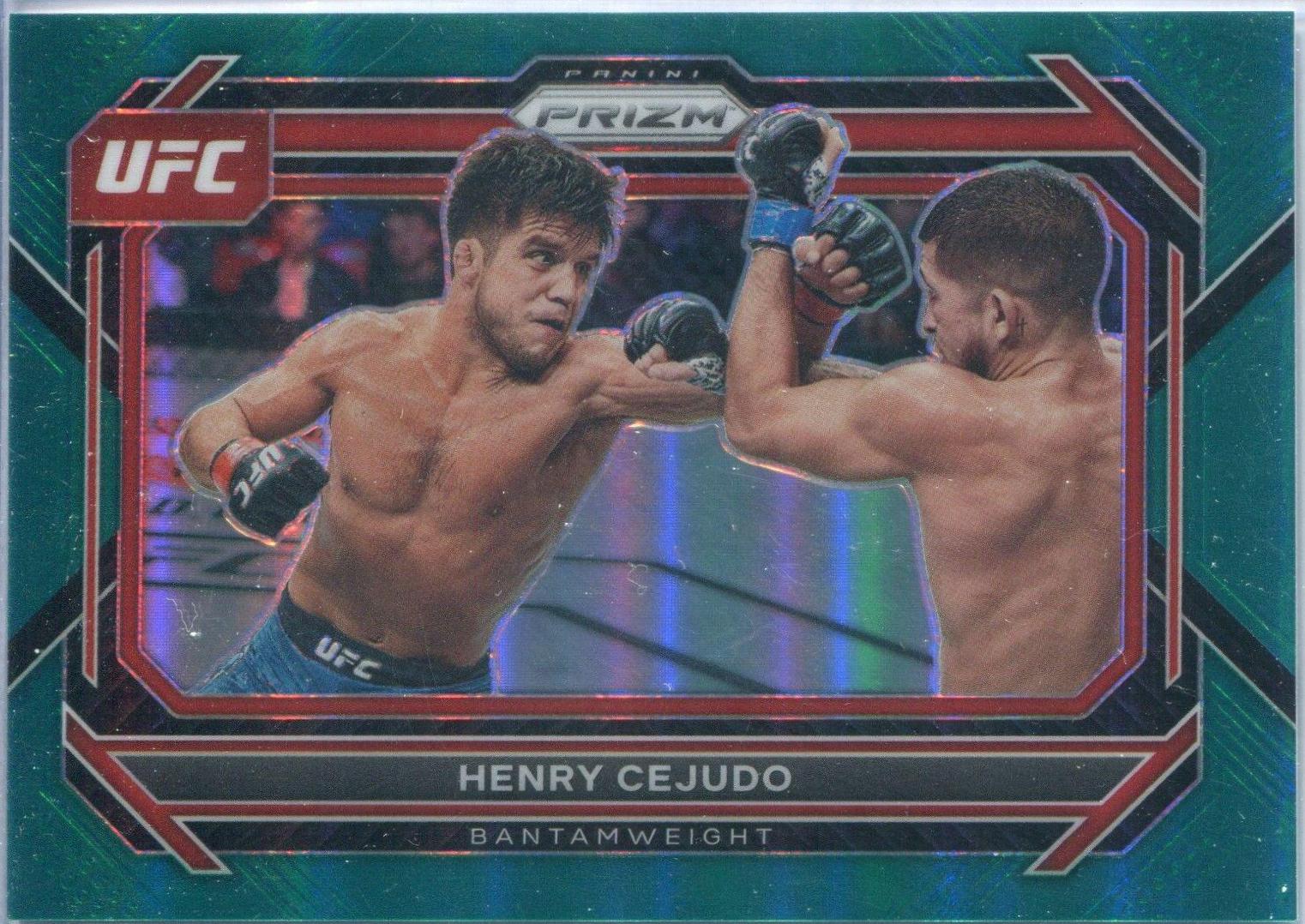 Henry Cejudo 2023 Panini Prizm UFC Base #52 Teal