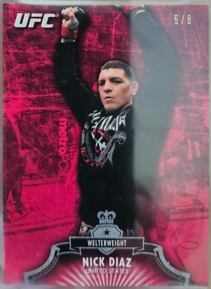 Nick Diaz 2012 Topps UFC Bloodlines Base #81 Red
