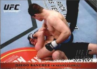 Diego Sanchez / Kenny Florian 2009 Topps UFC Round 1 Base #21 Red