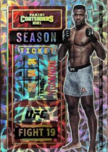 Francis Ngannou 2021 Panini Chronicles UFC Base Elite #149 Gold