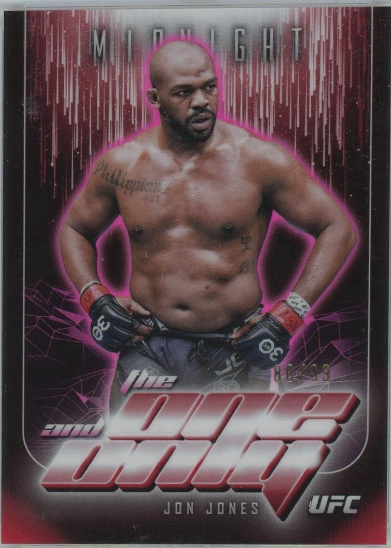 Jon Jones 2024 Topps Midnight UFC The One and Only #TO-27 Twilight