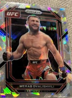 Merab Dvalishvili 2023 Panini Prizm UFC Base #172 Ice