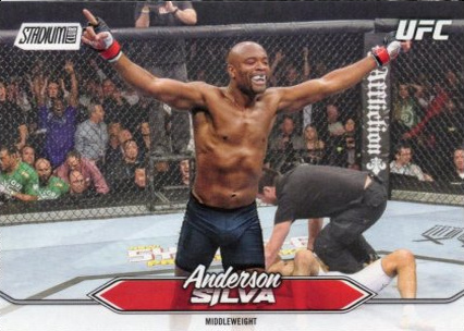 Anderson Silva 2025 Topps Stadium Club UFC Base #189 First Day Issue