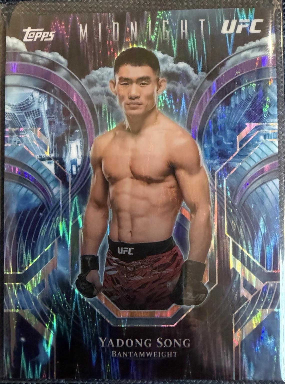Song Yadong 2026 Topps Midnight UFC Night Watch #PC-21 Dusk