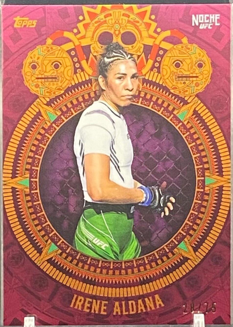 Irene Aldana 2024 Topps Noche UFC Base #9 Pink