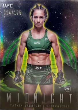 Yazmin Jauregui 2024 Topps Midnight UFC Base #64 Moon Beam
