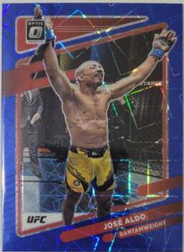 José Aldo 2022 Panini Donruss Optic UFC Base #94 Blue Velocity