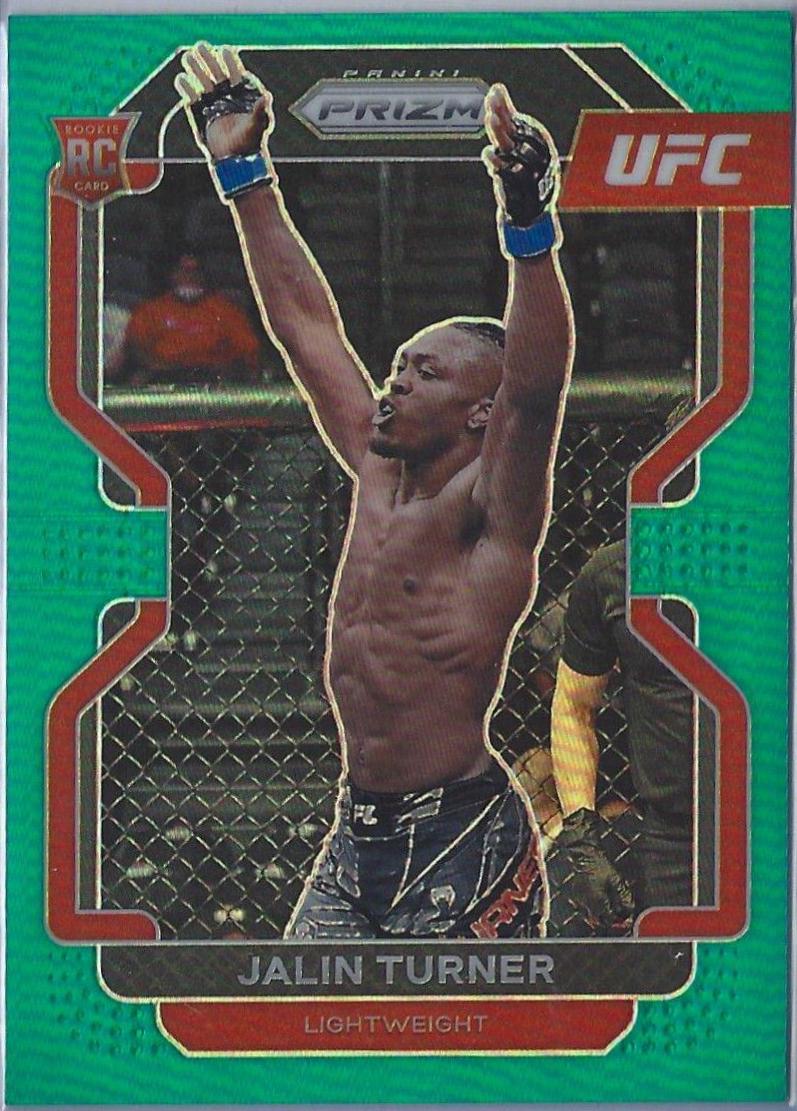 Jalin Turner 2022 Panini Prizm UFC Base #164 Teal