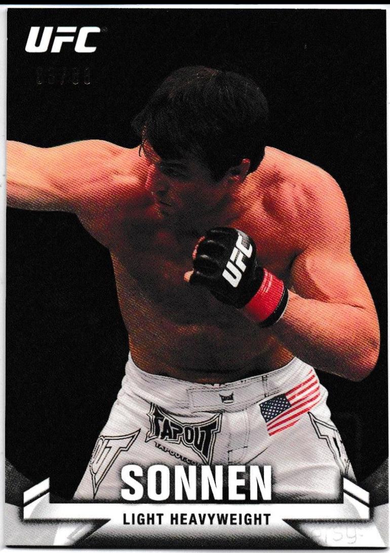 Chael Sonnen 2013 Topps UFC Knockout Base #68 Green
