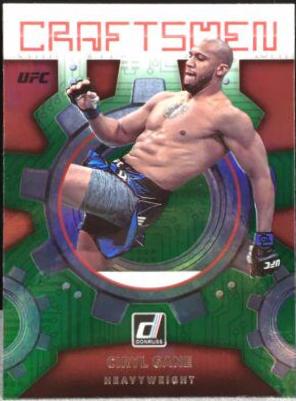 Ciryl Gane 2022 Panini Donruss UFC Craftsmen #20 Green