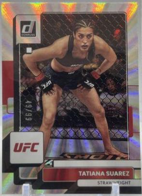 Tatiana Suarez 2023 Panini Donruss UFC Base #179 Laser