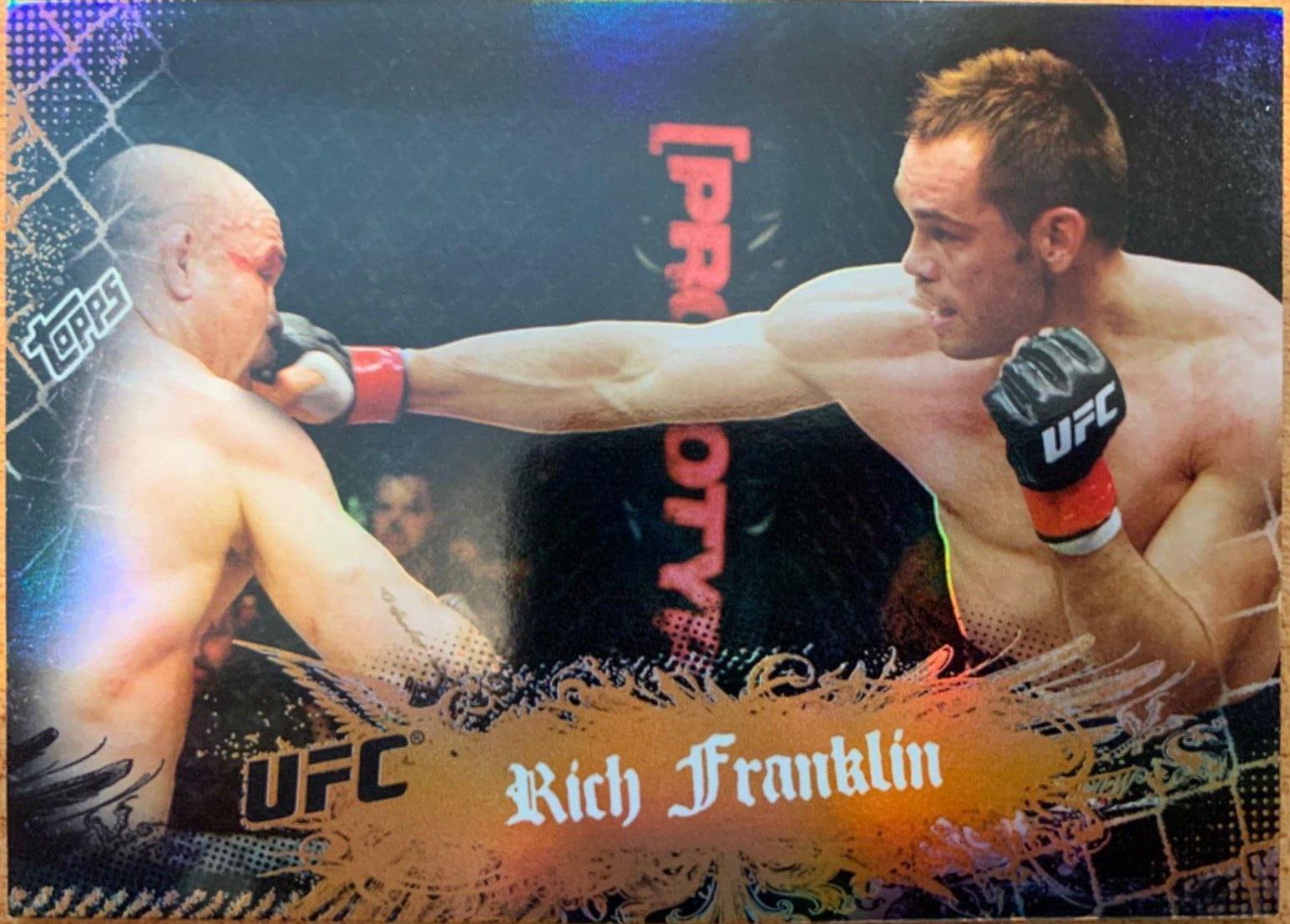 Rich Franklin 2010 Topps UFC Main Event Base #15 Bronze