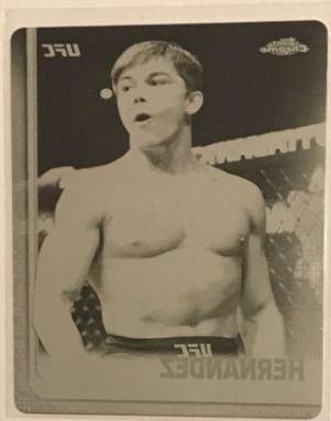 Alexander Hernandez 2019 Topps Chrome UFC Base #43 Black