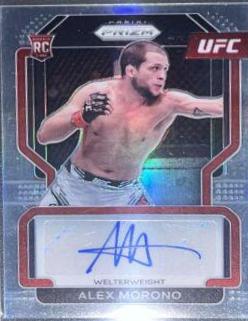 Alex Morono 2022 Panini Prizm UFC Signatures #SG-AMR Silver