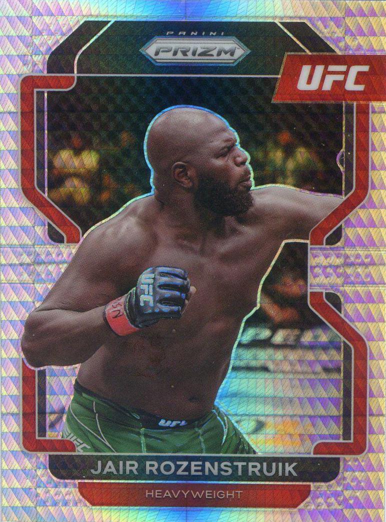 Jairzinho Rozenstruik 2022 Panini Prizm UFC Base #145 Hyper