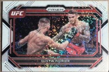 Dustin Poirier 2023 Panini Prizm UFC Base #2 White Sparkle