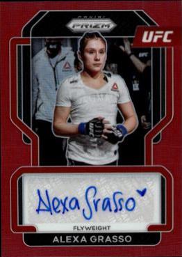Alexa Grasso 2022 Panini Prizm UFC Signatures #35 Red