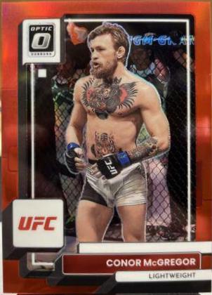 Conor McGregor 2023 Panini Donruss Optic UFC Base #86 Red