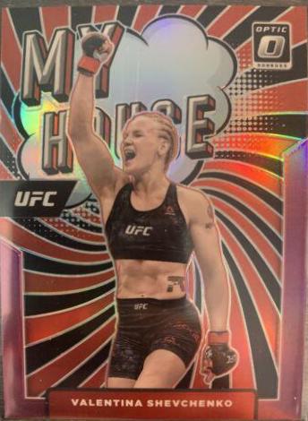 Valentina Shevchenko 2022 Panini Donruss Optic UFC My House #23 Pink