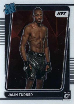 Jalin Turner 2022 Panini Donruss Optic UFC Base #114 Gold Vinyl