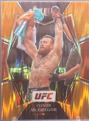 Conor McGregor 2022 Panini Select UFC Premier Level #110 Orange Flash