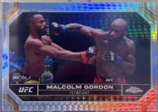Malcolm Gordon 2024 Topps Chrome UFC Base #196 Prism Refractor