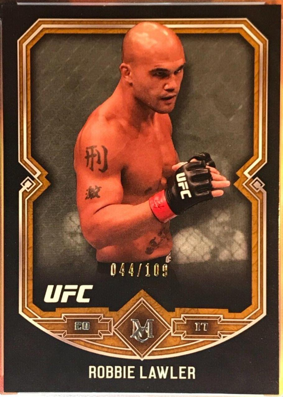 Robbie Lawler 2017 Topps Museum Collection UFC Base #35 Copper