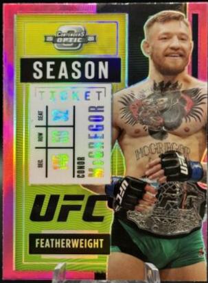 Conor McGregor 2021 Panini Chronicles UFC Base Contenders Optic Season Ticket #280 Pink