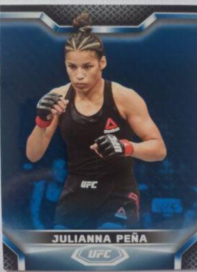 Julianna Peña 2020 Topps UFC Knockout Base #74 Blue