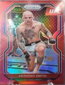 Anthony Smith 2021 Panini Prizm UFC Base #96 Red