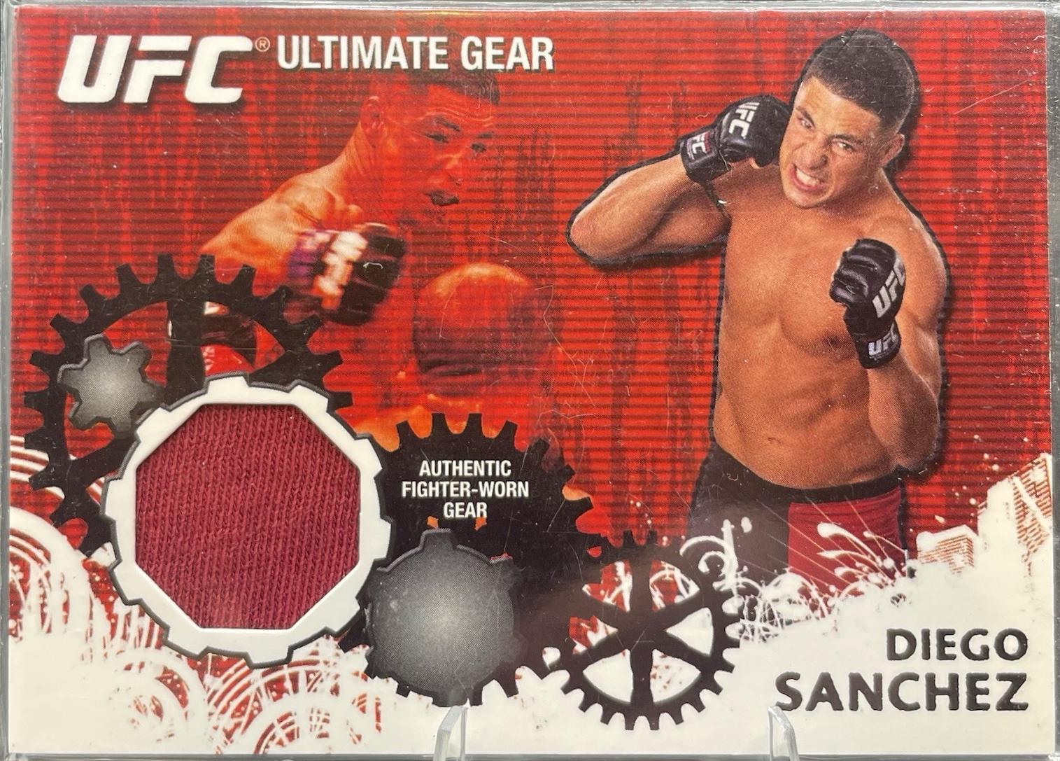 Diego Sanchez 2010 Topps UFC Ultimate Gear Relics #UG-DS Red