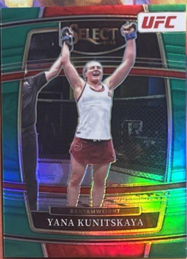 Yana Santos 2022 Panini Select UFC Concourse #80 Green