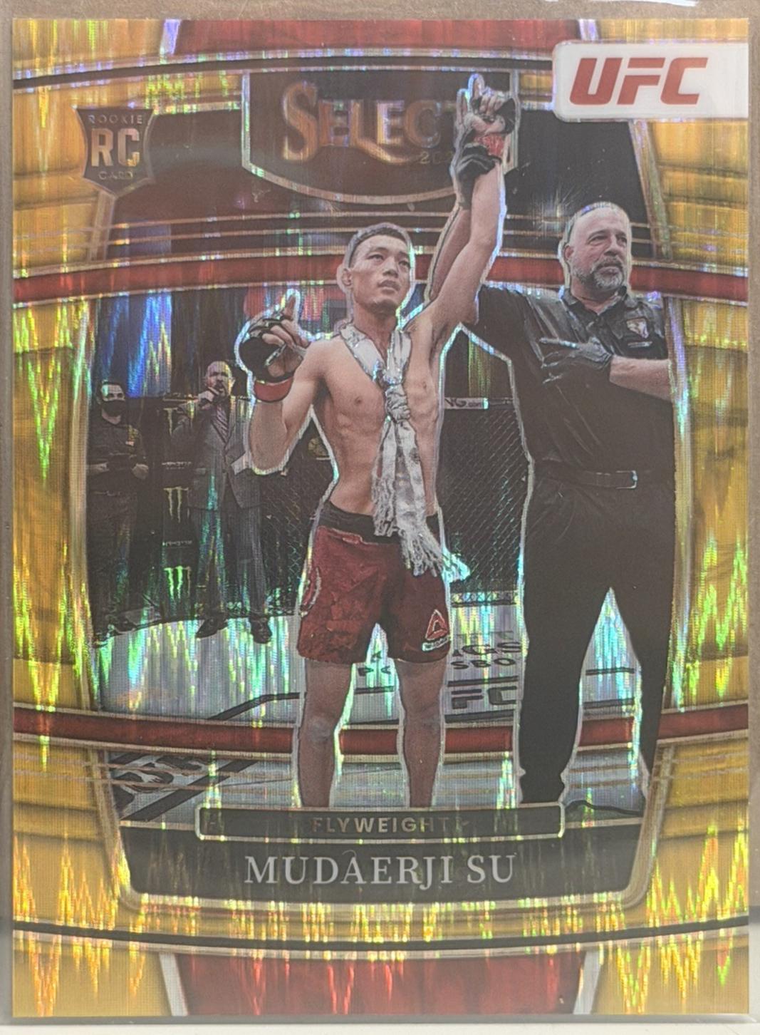 Su Mudaerji 2022 Panini Select UFC Concourse #73 Gold Flash