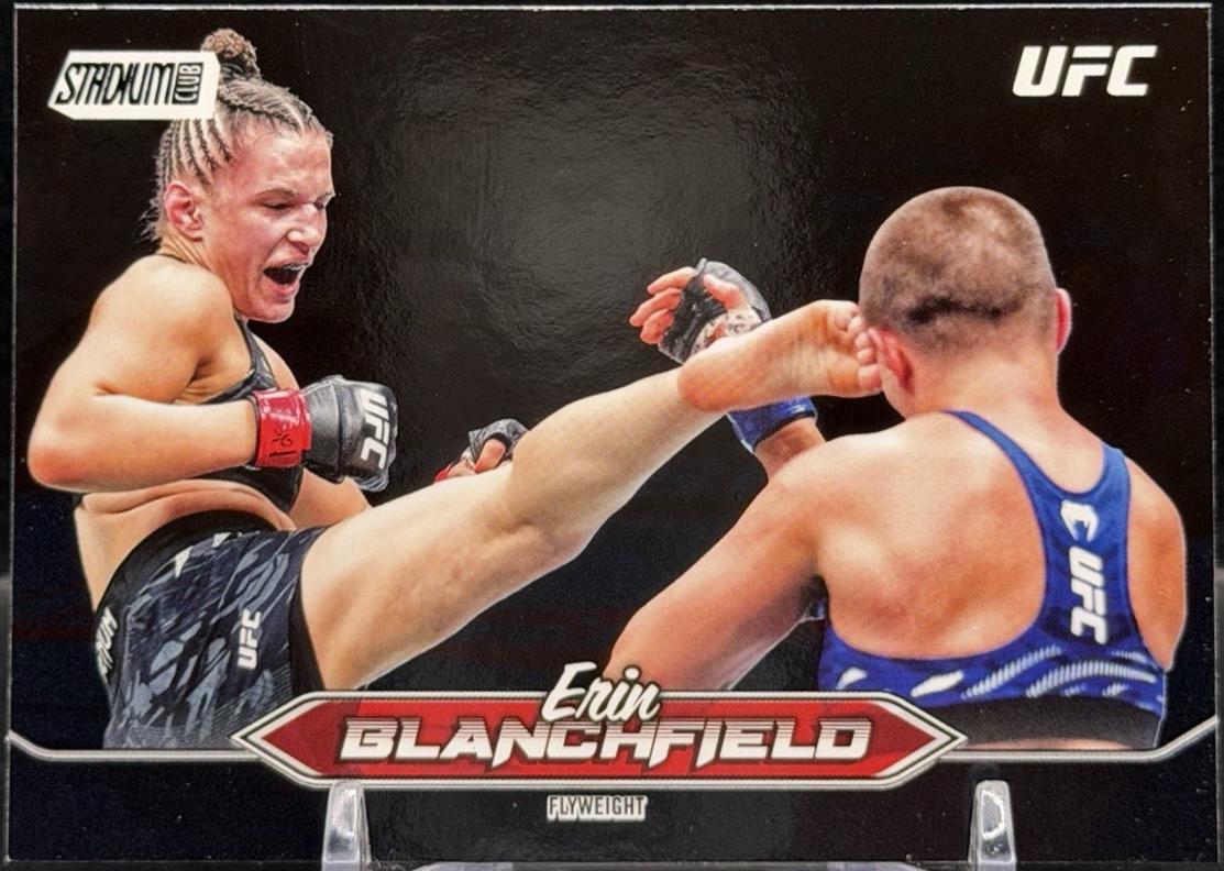 Erin Blanchfield 2025 Topps Stadium Club UFC Base #48 Black