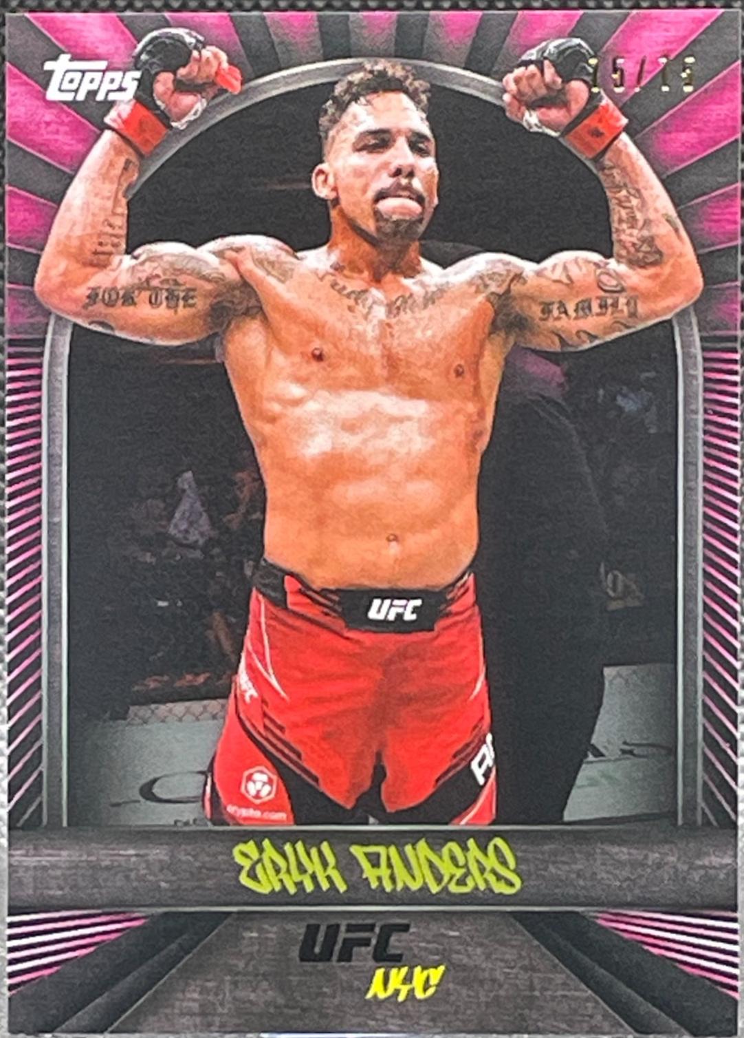 Eryk Anders 2024 Topps UFC NYC Base #12 Pink